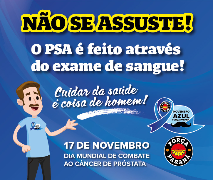 17 de novembro – Dia Mundial de Combate ao Câncer de Próstata